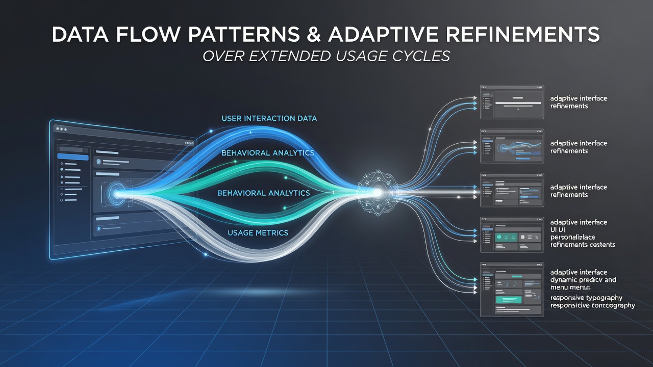 How Data Flow Patterns in Niche Digital Platforms Shape Adaptive Interface Refinements Over Extended Usage Cycles