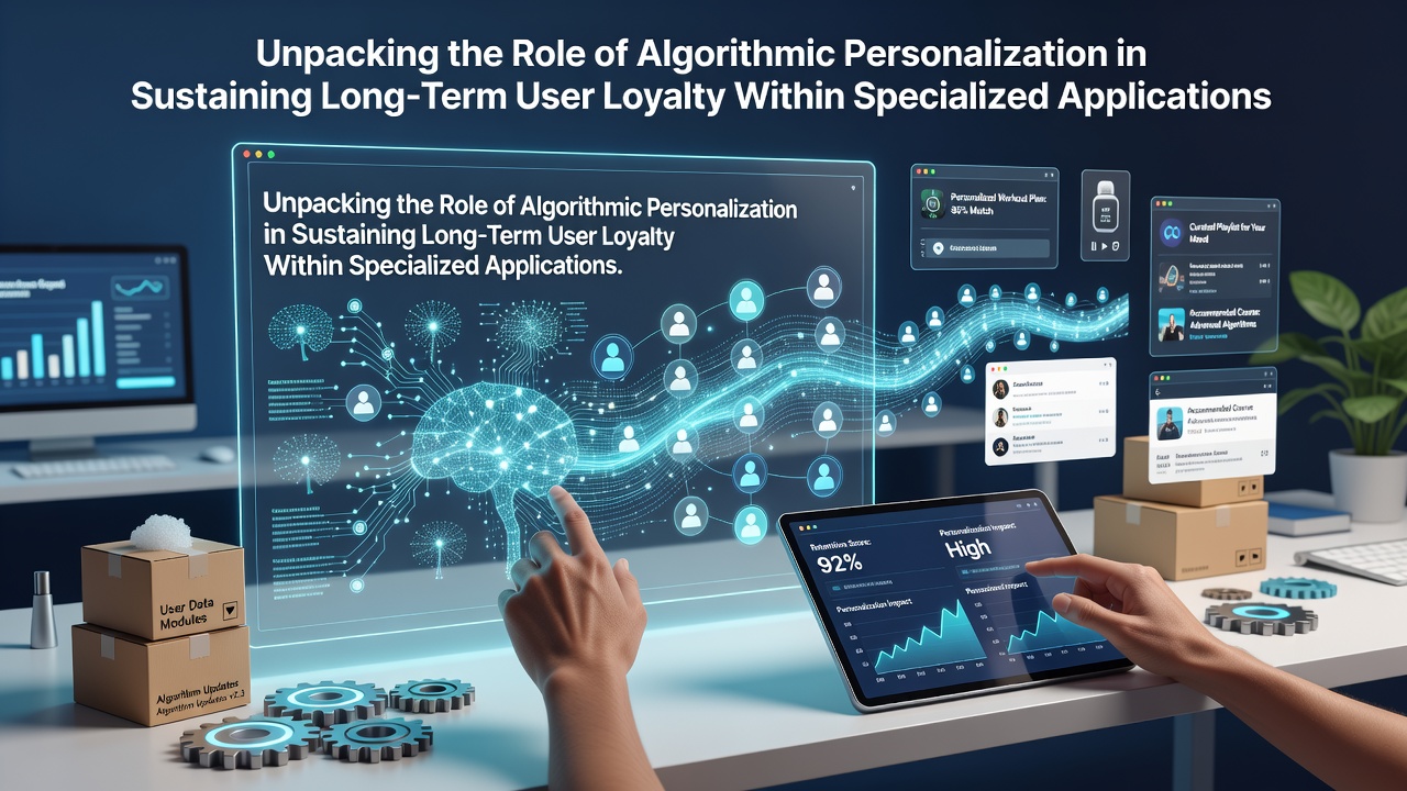 Unpacking the Role of Algorithmic Personalization in Sustaining Long-Term User Loyalty Within Specialized Applications